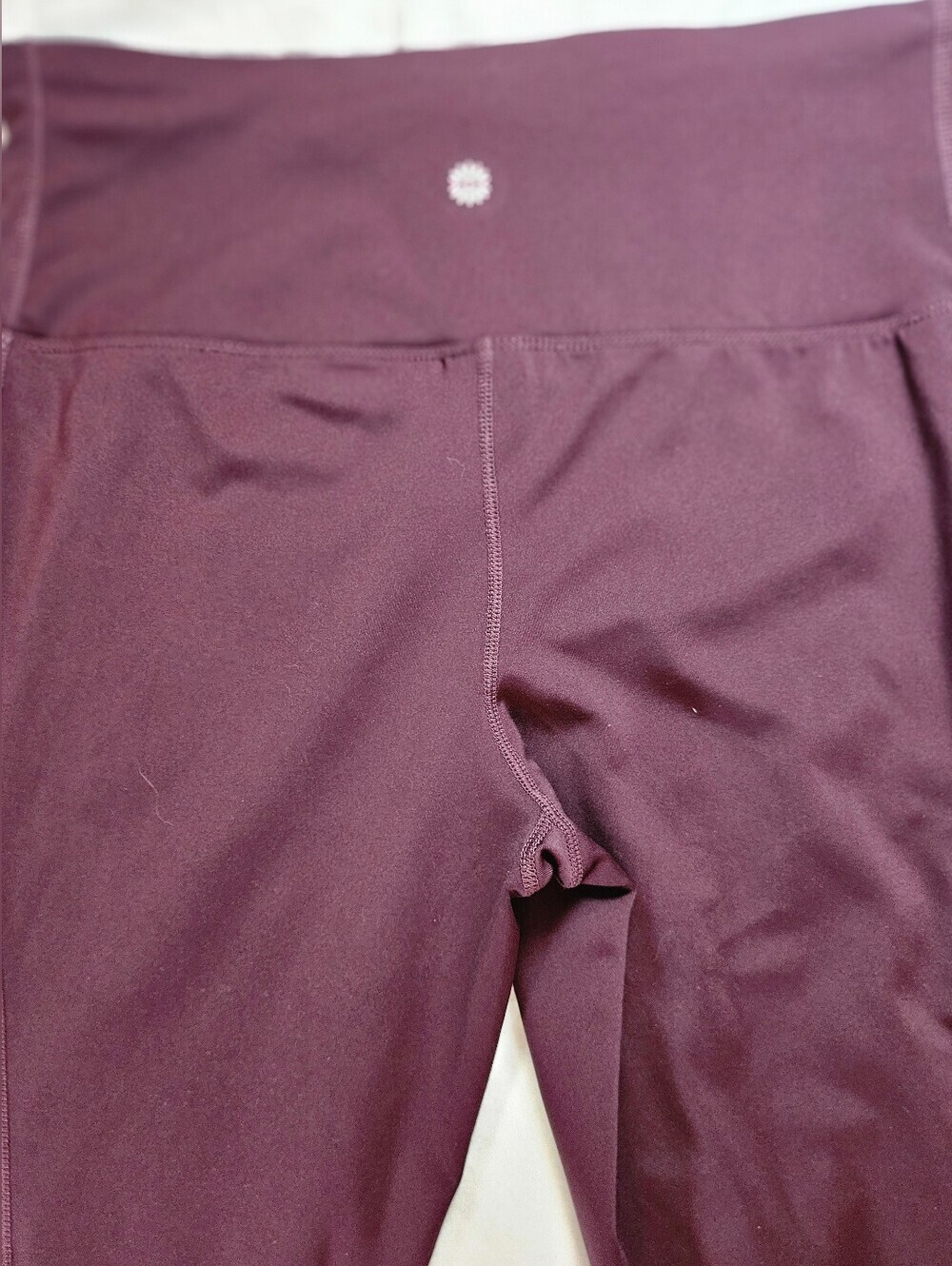 Tangerine Womens Purple & Pink Side Panel Elastic Waist Athletic Leggings Sz Med - Picture 12 of 14